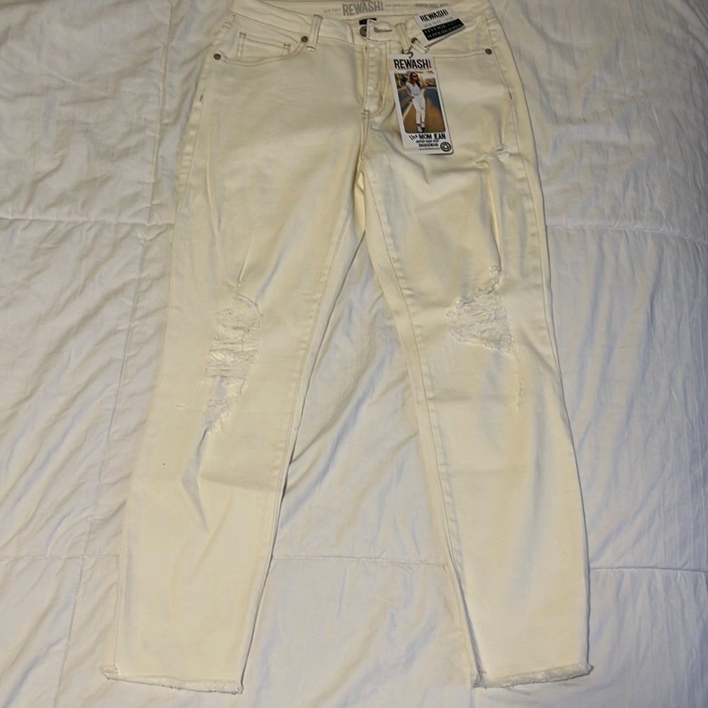 REWASH BRAND Mom jeans vintage stretch super high rise